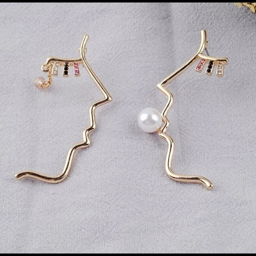 Chic Abstract Picasso Earrings